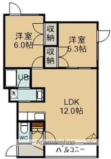 めぞん参番館【3階】の間取り